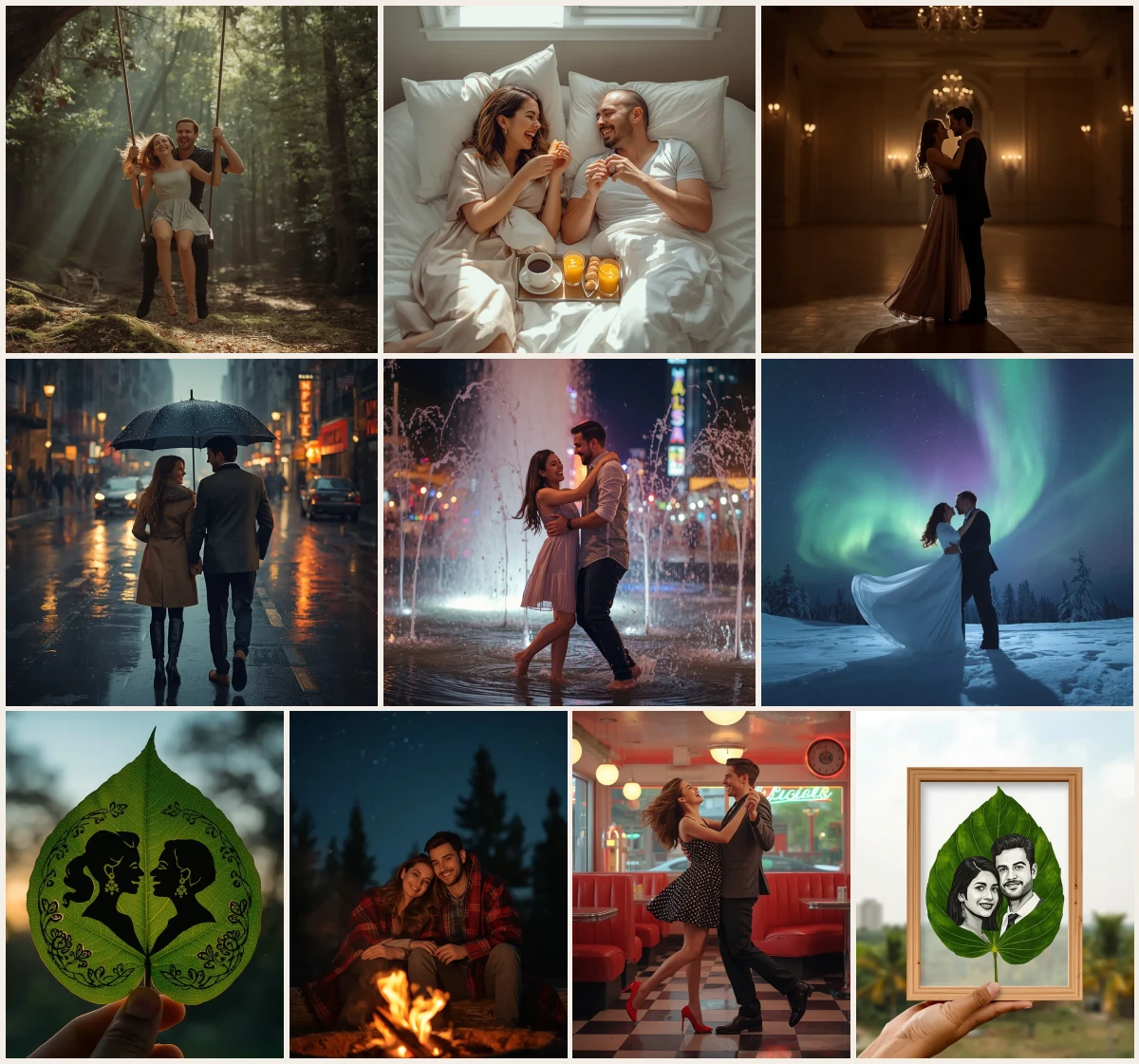 Best 10 Expressive Couple AI Prompts for Dramatic Silhouettes | Pics ...