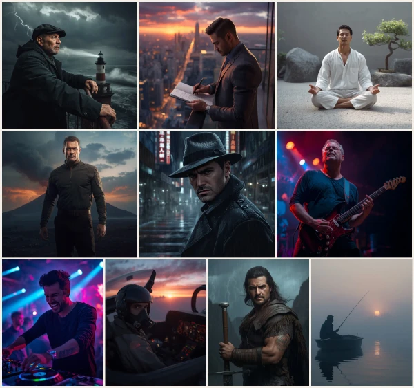 New 10 AI Image Prompts for Men with Traditional Indian Attire and Regal Aesthetics