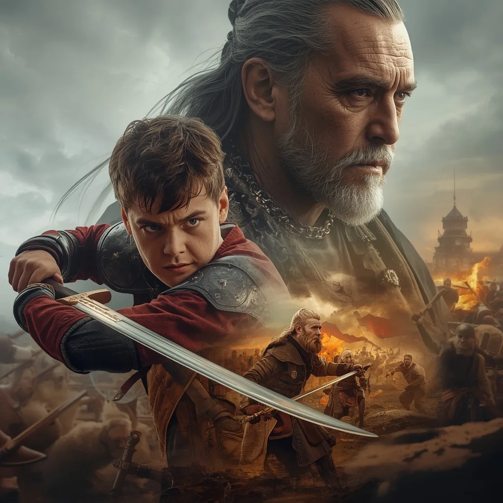 The Brave Warrior's Epic Journey: From Novice to Legend – floating island prompts – AI generated example